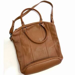 Social Anxiety	brown pebbled leather boho crossbody purse